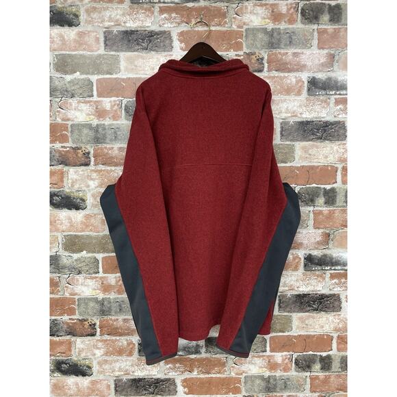 Vintage Nike ACG Full Zip Fleece Jacket Red Sweater Sweatshirt Mens XL Y2K 90s - Picture 3 of 6